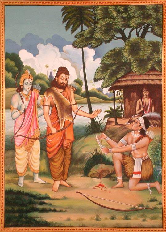 eklavya_paying_guru_dakshina_to_dronacharya_we50