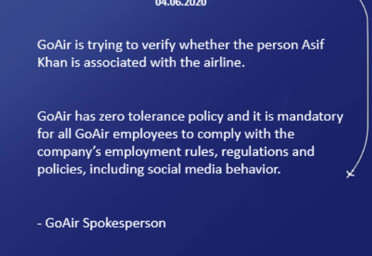 goair anti hindu tweet